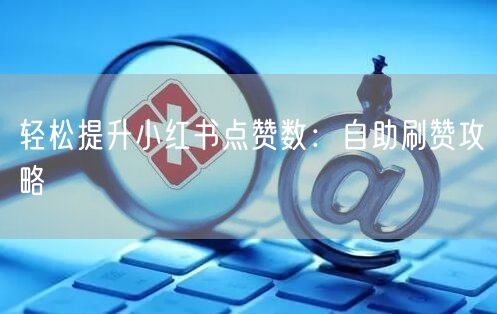 轻松提升小红书点赞数：自助刷赞攻略