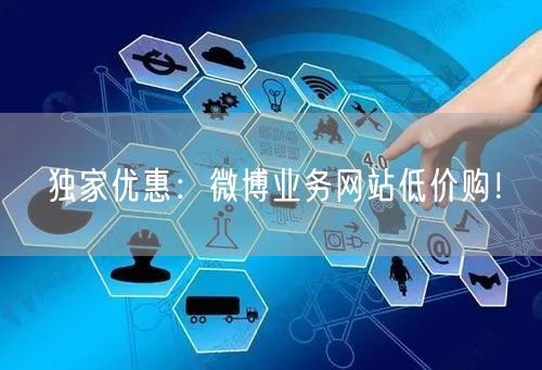 独家优惠：微博业务网站低价购！