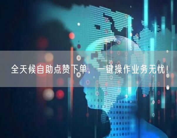 全天候自助点赞下单，一键操作业务无忧！