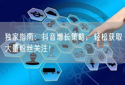 独家指南:抖音增长策略,轻松获取大量粉丝