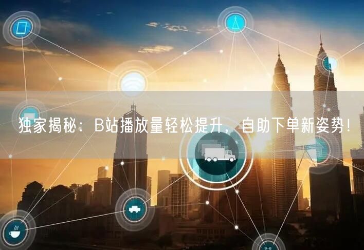 独家揭秘：B站播放量轻松提升，自助下单新姿势！