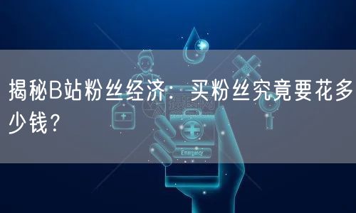 揭秘B站粉丝经济：买粉丝究竟要花多少钱？
