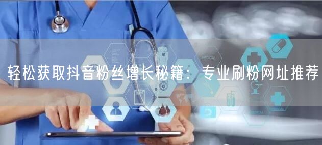 轻松获取抖音粉丝增长秘籍：专业刷粉网址推荐