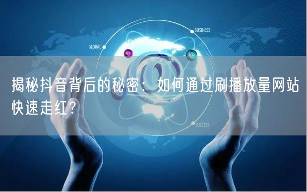 揭秘抖音背后的秘密：如何通过刷播放量网站快速走红？