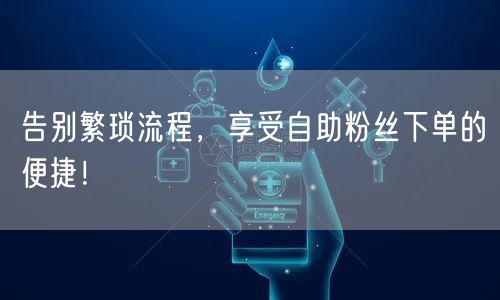 告别繁琐流程，享受自助粉丝下单的便捷！